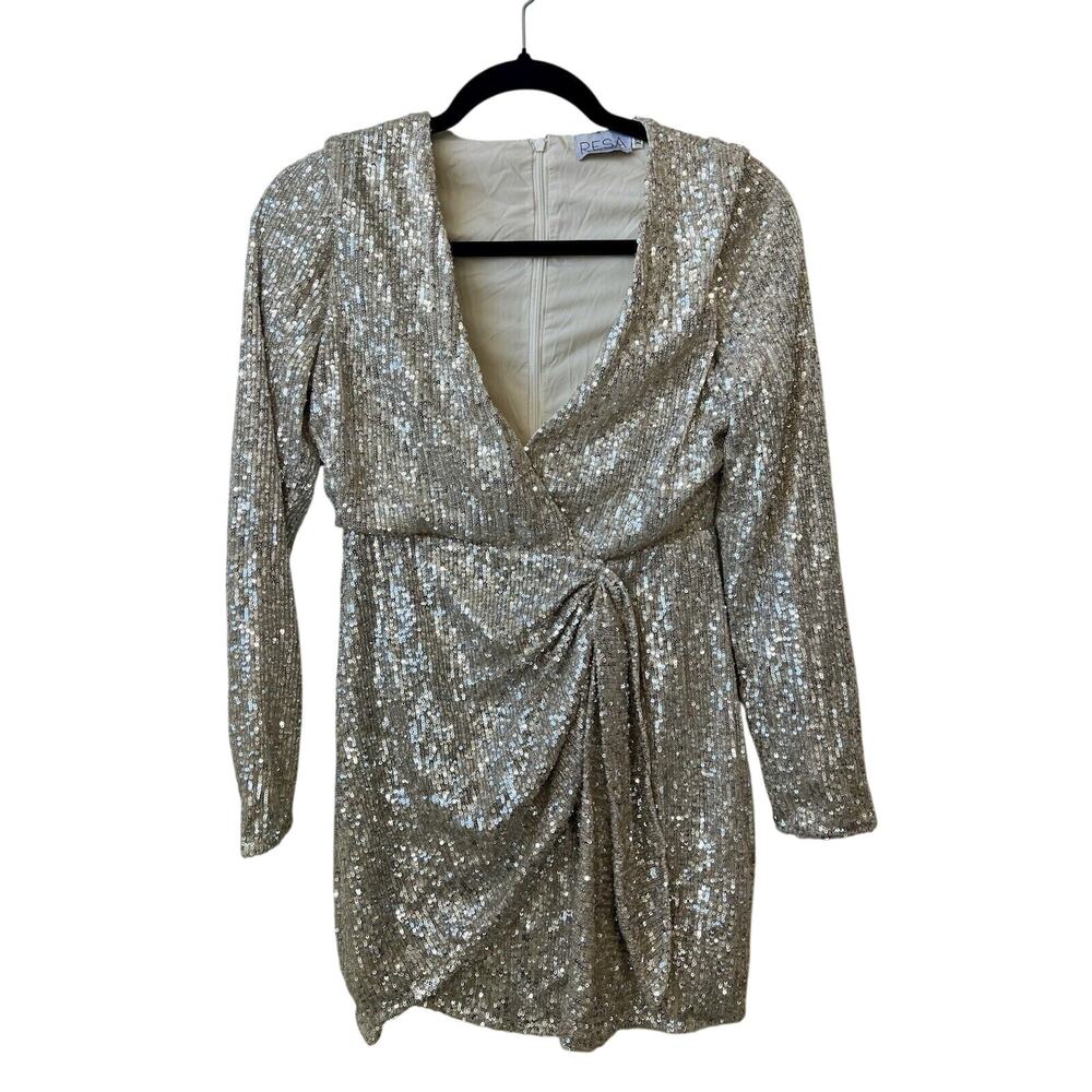 Revolve areas Kylie Mini Dress, Sequined, Concert, Party, Wedding, SZ XS, EUC